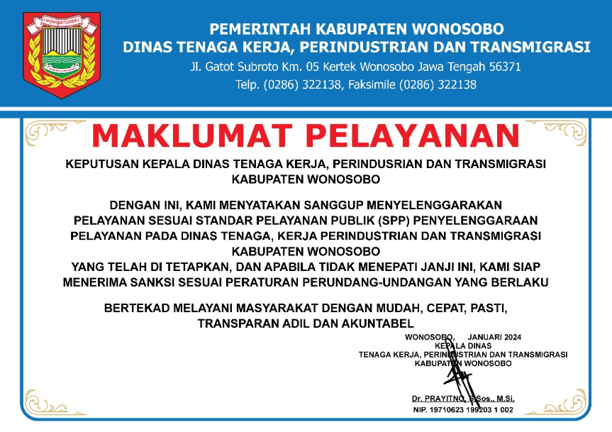 Maklumat Pelayanan